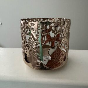 Bath & Body Works Gold Forest Candle Holder